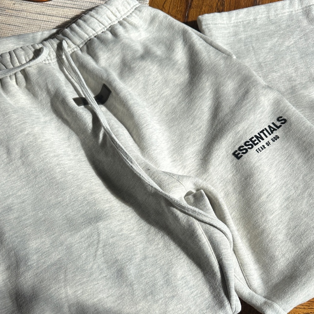 Essentials Light Gray Sweatpants - image 1
